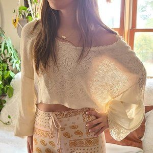 Free People Cropped Princess Top